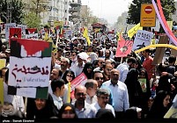 Миллион иранцев прошлись маршем в Тегеране в знак солидарности с народом Палестины