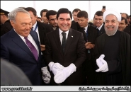راه آهن ایران – ترکمنستان – قزاقستان با حضور رؤسای جمهوری سه کشور به بهره برداری رسید