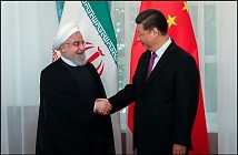 رؤسای جمهوری ایران و چین دیدار کردند