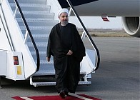 حسن روحانی وارد تهران شد