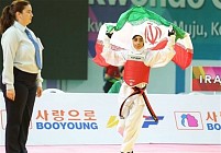 دختر 17 ساله ایرانی نایب قهرمان مسابقات جهاني تکواندو شد 