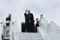   Делегация Ирана во главе с Рухани прибыла в индийский город Хайдарабад      
