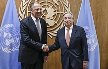  Лавров сообщил, что обсудил с генсеком ООН ситуацию вокруг Ирана