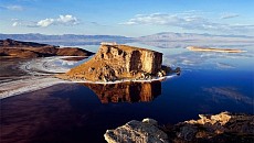 وسعت دریاچه ارومیه ایران ۹۱۸ کیلومترمربع افزایش یافته است