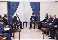 Глава совета нацбезопасности Ирана и президент Сирии обсудили вопросы антитеррористической борьбы